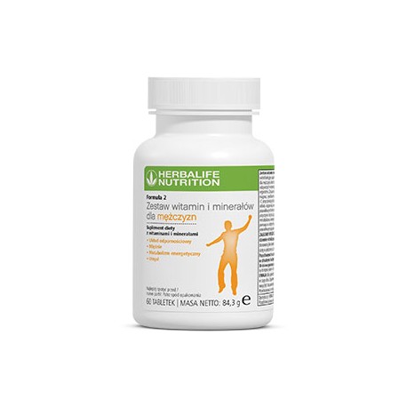 Fórmula 2, Complexo Vitamínico e Mineral para Homens